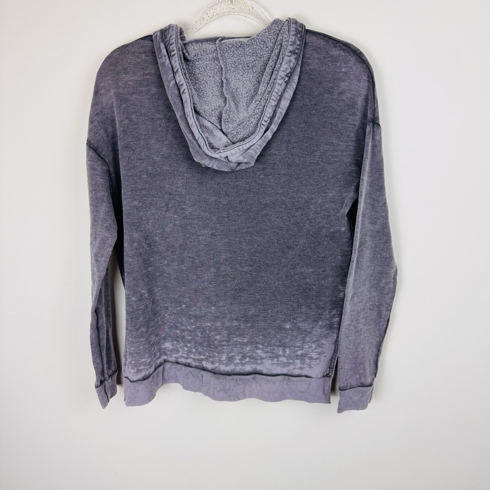 Chaser Blue Dye Sz XS Hoodie Oversized Full Zip Jacket Lightweight Grunge Comfy - Picture 12 of 12